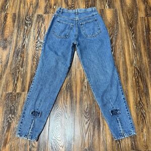 Vintage 90s Hunt Club Mom Jeans Light Wash Ankle Zip High Rise‎ Size 11 (24X29)